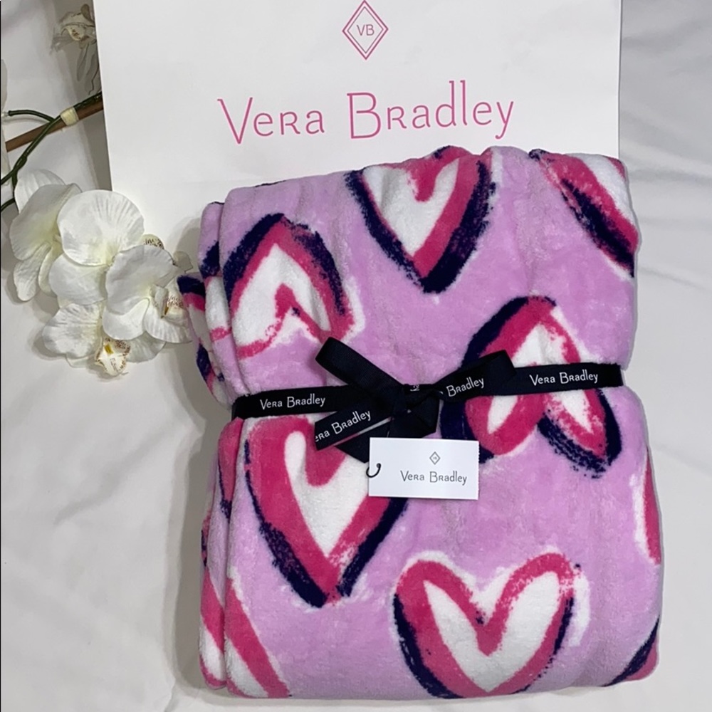 Brand NWT Vera Bradley Throw Blanket